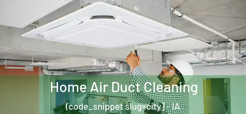  Home Air Duct Cleaning (code_snippet slug=city] - IA